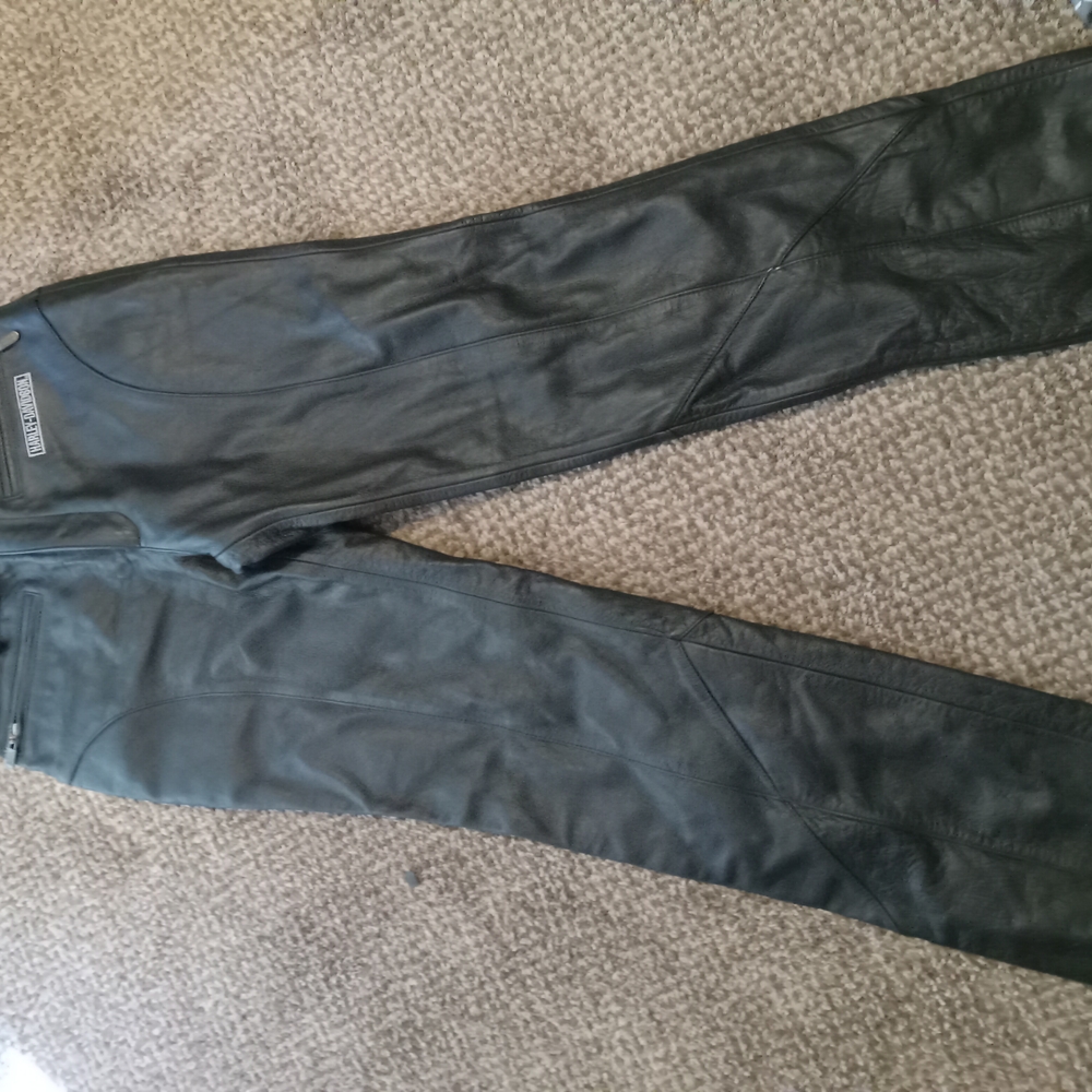 Harley-Davidson Black Leather Pants - Picture 5 of 5